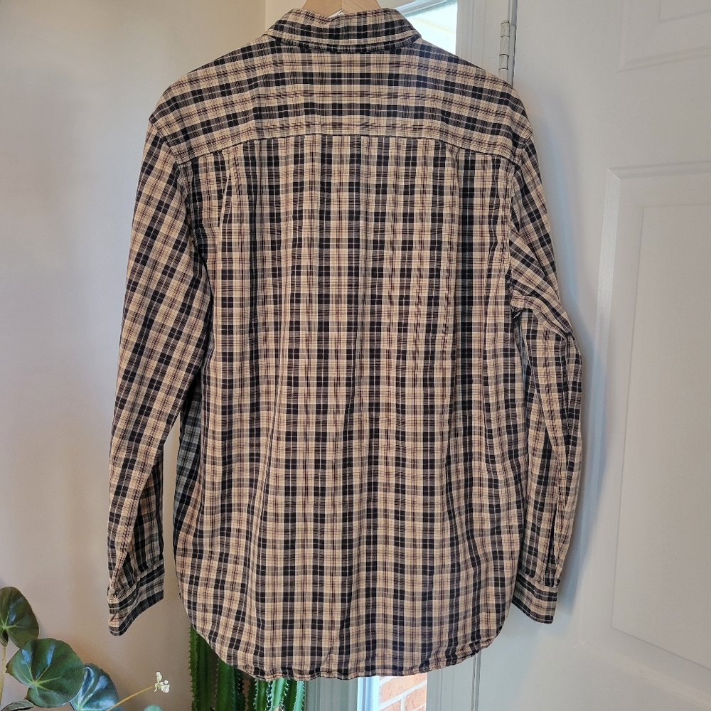 Vintage Carhartt Plaid Button Down Collared Longsleeve, Size Mens Large‎ - Picture 7 of 10